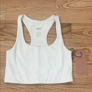 Girlfriend Collective Paloma Sports Bra in Ivory